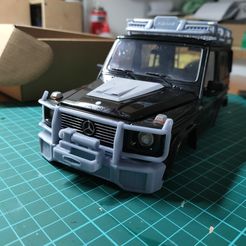 IMG20210924072436.jpg STL file G-Class Front Bumpers with cage and crane・3D printer design to download, Selvinmodel