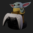 02.png Baby Yoda Controller Holder