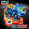 Dan-Sopala-Flexi-Factory-Skeleton-Triceratops_01.jpg Flexi Factory Print-in-Place Skeleton Triceratops Dinosaur