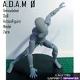 A.D.AM @ Articulated , Dall LD ActionFigure 4 & Model , Zero » NSA. LAPTOP & 3DPRINTER A.D.A.M 0 (Articulated Doll Actionfigure Model 0) - Resin 3D Printed