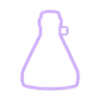 756_cutter.stl ERLENMEYER FLASK SCIENCE COOKIE CUTTER MOLD