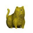 CatJPG1.jpg Cat statue Voronoi style