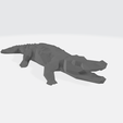 Crocodile_S1.png Crocodile low poly