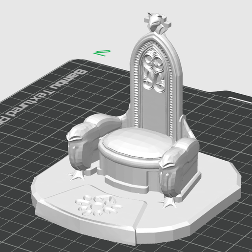 🏰 STONE THRONE・ 3D File for 3D printing・Cults