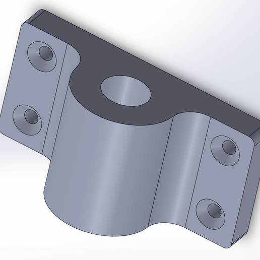 Desk lamp holder 3D model