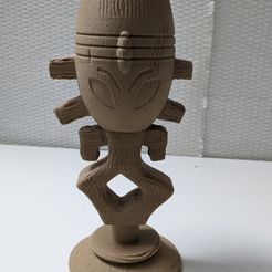 3de9cbf4-8ace-4d47-8f71-75f957b2513d.jpg Free 3D file Horga'hn Idol from Star Trek - 2 Easy Prints - No Support・3D print design to download