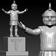 hjhjh.jpg NCAA - Troy Trojans football mascot statue - 3d Model print