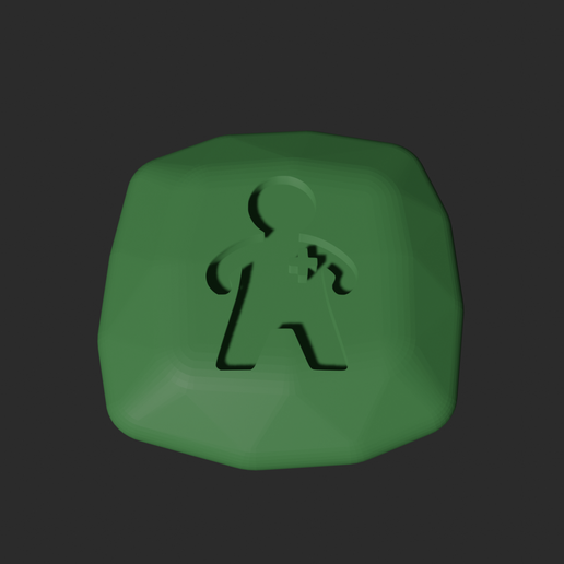 Doctor Stone - 3D Printable Game Token