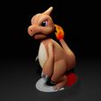 Reptincel03.jpg Charmeleon _Reptincel- FAN ART - POKÉMON FIGURINE - 3D PRINT MODEL