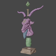 Preview3.png Bust of the Baphomet Creature 3D print model