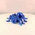 Niedliche Flexi Print-in-Place Spinne