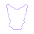 kuromi cutter 2 p1.stl Kuromi cookie cutter