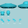 zfiles-included.png Alien UFO Wall Light Spaceship - Creative STL