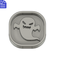STL00341-2.png Ghost Silicone Mold Tray