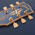 2.jpg Gibson Guitar Headstock - Key Hanger / Wall Art