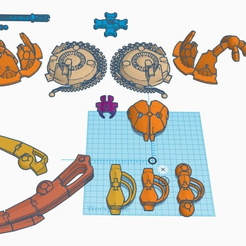 dl_parts_3.png Archivo STL gratis Serap-ta-tek BMF caminante de los muertos de hierro・Plan para descargar y imprimir en 3D