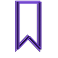 BANNER 2 COOKIE CUTTER.png Free STL file Banner 2 Cookie Cutter・3D printer design to download