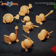 Egg-Gang.jpg Egg Gang, Breath of Fire 3 Miniatures, Pre-Supported