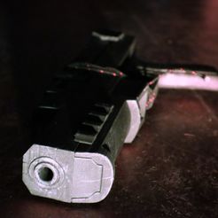 gunnm alita battle angel pistol (manga fan art)