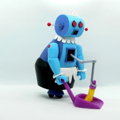 rosie anglea1.jpg Archivo STL gratis Rosie la Robot・Plan de la impresora 3D para descargar