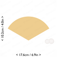 1-3_of_pie~4in-cm-inch-cookie.png Slice (1∕3) of Pie Cookie Cutter 4in / 10.2cm