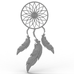 Dream-Catcher.png 3D Model STL File for CNC Router/Laser & 3D Printer Dream Catcher