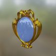 Pendant-2.jpg Princess Peach Chest Jewel 3D model