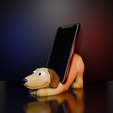 Render1.png Porta telefono per cani bassotto - Multicolore