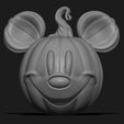 2mickey.jpg Spooky Cute Mickey & Minnie Mouse Pumpkins