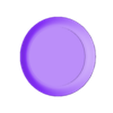 plate_I.stl modelo de plato de comida + tapa