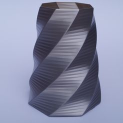 DSC03842.jpg Fichier STL Vase en spirale.・Modèle à télécharger et à imprimer en 3D, Hobieonekenobi