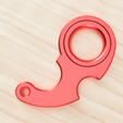 1ce06507-6ec9-41cb-a958-93060d1644c8.png Karambit Style Fidget Spinner Keyring - Karambit  Version