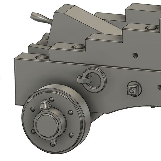 HoldDownRing.jpg STL file 24 Pounder Navel Cannon・3D printing design to download, gearl