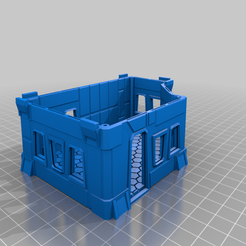 HabFoundation_without_stairs.png Modular Scifi Habs (without stairs) (28mm scale)