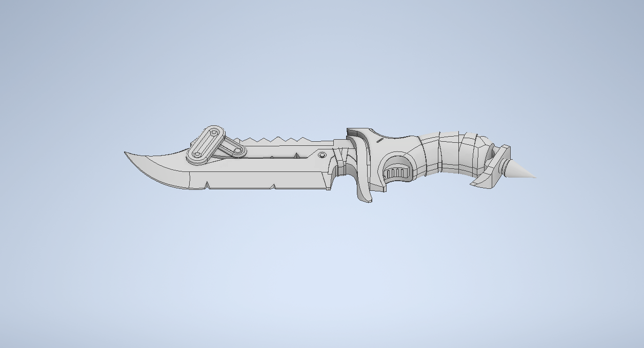 STL file Overwatch 2 Junker Queen Jagged Blade・3D printer design to