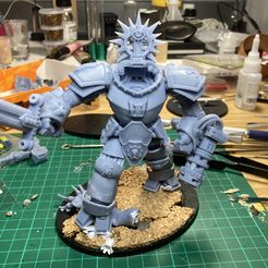 Silver Wardens Dread Walker Demon Slayer Knight (presupported)