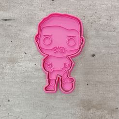 IMG_20230215_093928.jpg Archivo STL Messi Cookie Cutter Funkopop・Modelo para descargar e imprimir en 3D