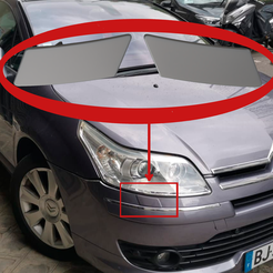 frontal.png headlight washer covers // Headlight washer covers (Citroen c4)