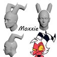 Helluva-Boss-Moxxie-horns-STL-pack-3D-print-model.jpg Helluva Boss characters horns STL pack 3D print model