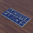 CanucksName.png Vancouver Canucks Keychain