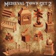 Medieval-Town-Set-2.jpg Set de terreno de ciudad medieval 2