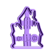 Halloween Mansion.stl HALLOWEEN COOKIES CUTTERS - COOKIE CUTTERS