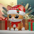 Gata-Navidad-Cute-Cat-Xmas-Christmas-Regalo-Navidad-Gato-GIFT-Moad-Studio-4.jpg CUTE CAT XMAS - CUTE KITTY CHRISTMAS - PRINT-IN-PLACE PRESENT BOX