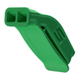 clip-whislte-green.png clip emergency and survival whistle - Dual tone -   (falcon clip)