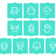 1.png Adventure time stencil set of 10 for Coffee and Baking