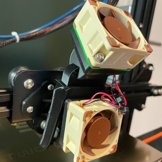 MinV2 40mm fan addon 3D model