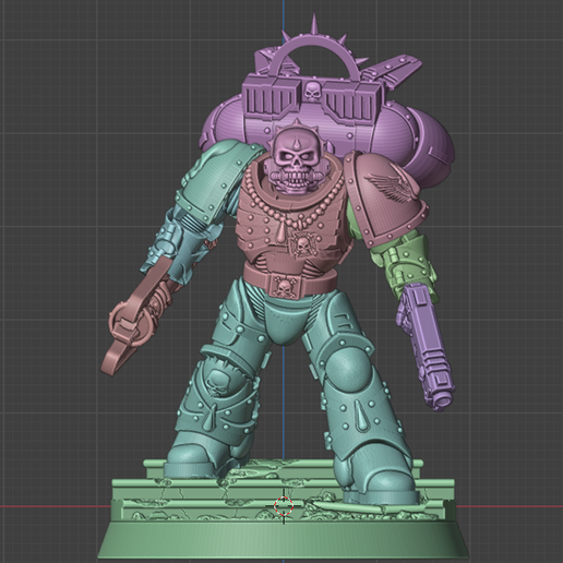 Religious Leader Marty for Bloody Angels Proxy for Wargaming