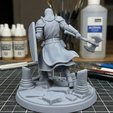 Knight-Errant-test-4.png The Hooded Wanderer - Veteran Knight Errant | 32mm Warrior with Double Axe & Shield