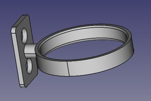 Bathroom support 3D model preview