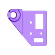 RearBracket1degree.stl Y-axis Brace and Tensioner for Wanha Di3